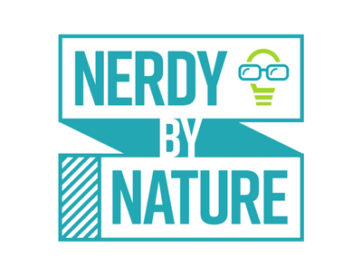 Nerdy BY Nature Sticker